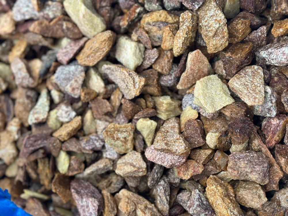 Златолит персиковый декоративная каменная крошка купить в Мурманске