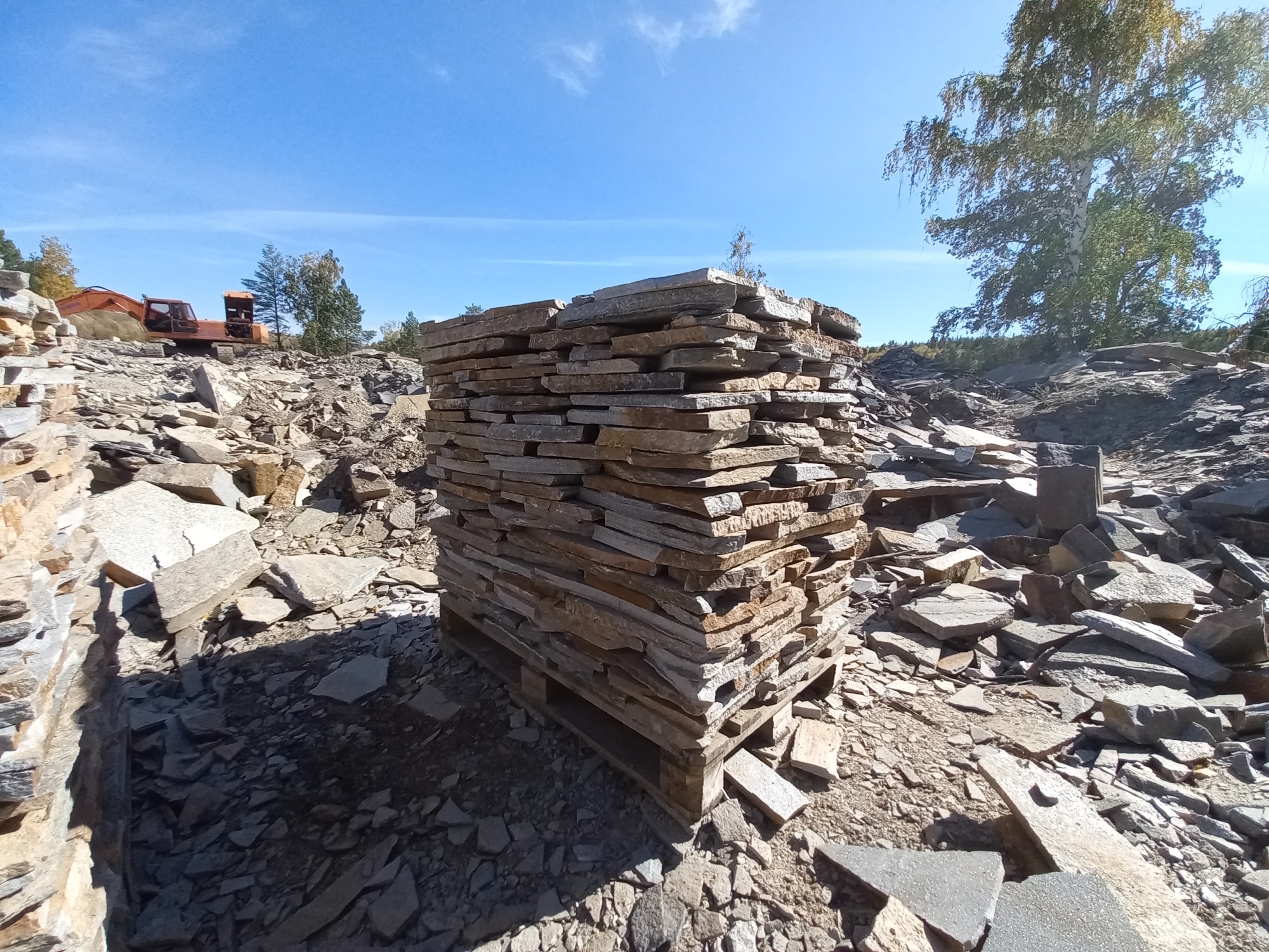 Плитняк златолит серебристый для мощения на бетон купить в Мурманске