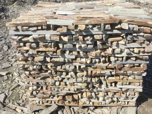 Горбушка златолит золотистый для облицовки купить в Мурманске