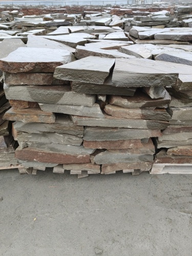 Плитняк песчаник серо-зелёный для мощения 60-65 мм купить в Мурманске